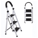 3 Basamaklı Alüminyum Katlanır Ev Tipi Merdiven