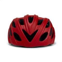Bisiklet Kaykay İçin Işıklı Kask Kırmızı L 57-62 Cm