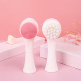 Yüz Temizleme Fırçası Pembe-Beyaz