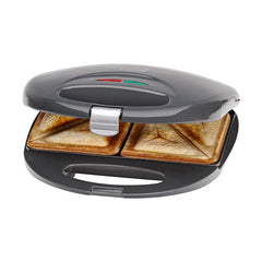 Clatronic Üçgen Plakalı 750 W Tost Makinesi Gri