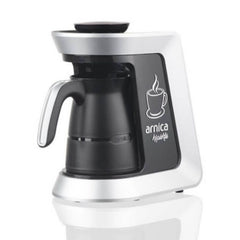 Arnica Köpüklü 4 Fincan Kapasite Türk Kahve Makinesi Silver