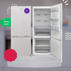 Regal 483 Lt NoFrost Kombi Buzdolabı Beyaz