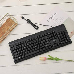 Ximivogue Business Style Kablolu İngilizce Klavye Siyah