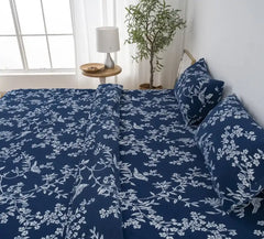 Orkide Super Soft Pazen Lastikli Çiçek Desenli Çift Kişilik Nevresim Takımı