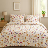 Çiçek Bahçesi Çift Kişilik Lastikli Nevresim Takımı