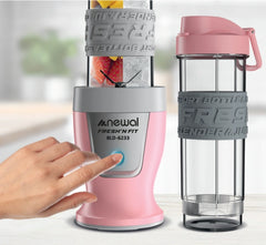 Newal 2 Adet 570 ML Şişe Dahil 300 W Smootie Blender Pembe