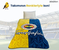 Lisanslı 1.5 Kişilik Taraftar Battaniyesi Fenerbahçe