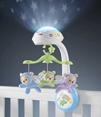 Fİsher Price Renki Rüyalar Işıklı Müzikli Sevimli Uyku Arkadaşlar Dönence