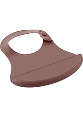 Babyjem Mini Silikon Mama Önlük Latte