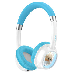 Havit Kids Bluetooth Kulak Üstü Işıklı Çocuk Kulaklığı- Mavi