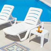 Heniver Okyanus Şezlong Beyaz