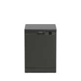 Grundig 6 Program Kir Sensörlü LED Ekran Bulaşık Makinesi Manhattan Gri