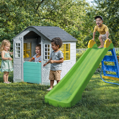 Oyun Evi ve Küçük Su Kaydırağı Oyun Seti