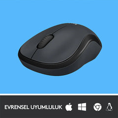 Logitech Sessiz Kablosuz Mouse Siyah