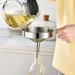 Paslanmaz Çelik 14 Cm Yağ ve Sıvı Hunisi