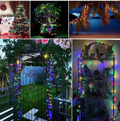 Solar 100 LED 10 Metre Dekoratif İç Mekan Dış Mekan Aydınlatma