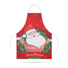 Noel Baba Temalı Yıldızlı Mutfak Önlüğü 70x55 cm