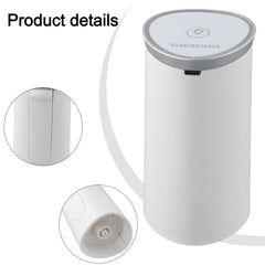 Type C Şarjlı Akıllı Mini Damacana Su Pompası Beyaz