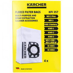 Karcher 4 lü Toz Torbası