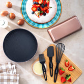 Schafer 5 Parça Ariana Kek Kalıbı+Pasta Seti Rosegold