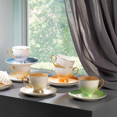 Schafer Belus 6 Kişilik 12 Parça Kahve Fincan Takımı Asorti2