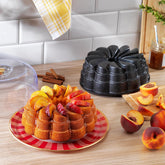 Schafer Black Stone Frame Döküm Kek Kalıbı Siyah