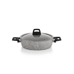 Schafer Dark Storm 12 Parça Tencere Seti Gri