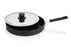 Schafer Fish Pan 32 Cm Kapaklı Balık Tavası Siyah