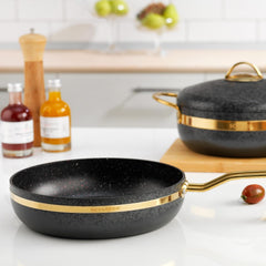 Schafer Goldie 7 Parça Tencere Seti Siyah