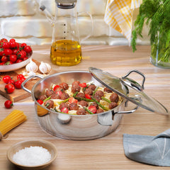 Schafer Held 24 Cm Basık Çelik Tencere