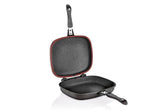 Schafer Kare 34 Cm Double Grill Pan Siyah