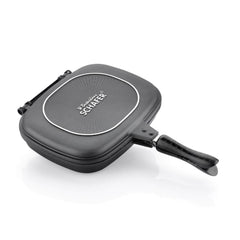 Schafer Kare 34 Cm Double Grill Pan Siyah