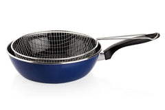 Schafer Komfort 2 Parça Derin Kızartma Tavası Lacivert