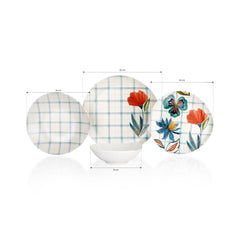 Schafer Lunar 24 Parça Yemek Takımı Non