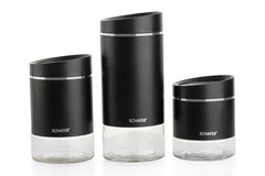 Schafer Silver Touch 3 Boy Kavanoz Seti Siyah