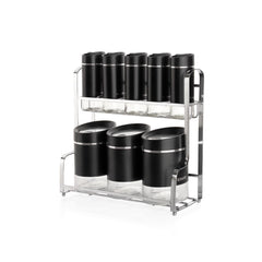 Schafer Silver Touch 9 Parça Baharat Takımı Siyah