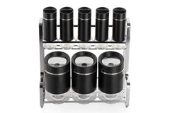 Schafer Silver Touch 9 Parça Baharat Takımı Siyah