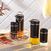 Schafer Silver Touch 5 Parça Yağlık Sirkelik Seti Siyah