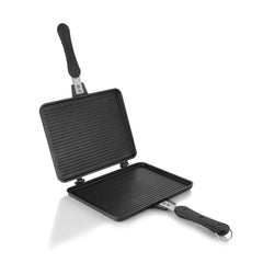 Schafer Tastemake 20x26 Cm Döküm Ocak Üstü Tost Izgara Siyah