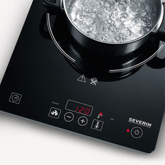 Severin Induction 10 Isı Seçeneği Elektrikli Ocak Siyah