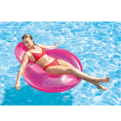 Intex 137x122 Cm Şişme Konforlu Deniz Havuz Koltuğu Pembe