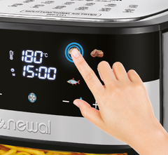 Newal 8 Lt Dijital Dokunmatik Fritöz Airfryer Beyaz