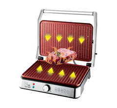 Newal XXL 6 Dilim Kapasite Tost Makinesi Inox