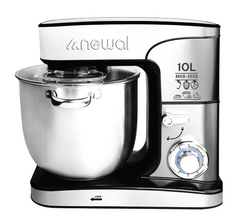 Newal 10 Lt Paslanmaz Çelik Hazne LED Stand Mikser Inox