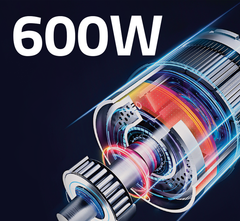 Newal 18000PA Emiş Güçlü Kablolu Dikey Elektrikli Süpürge Mavi
