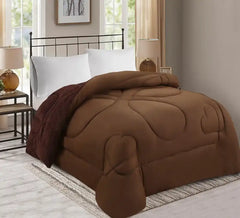 Orkide Welsoft Comforter Tek Kişilik Yorgan Kahve