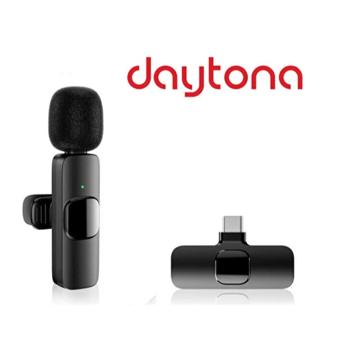 Daytona Type-C Kablosuz Tak Çalıştır Ergonomik Mikrofon K9T