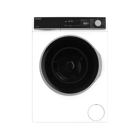 Sharp 8 kg 1400 Devir Çamaşır Kurutma Makinesi Beyaz