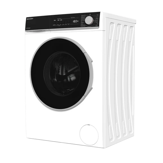 Sharp 8 kg 1400 Devir Çamaşır Kurutma Makinesi Beyaz