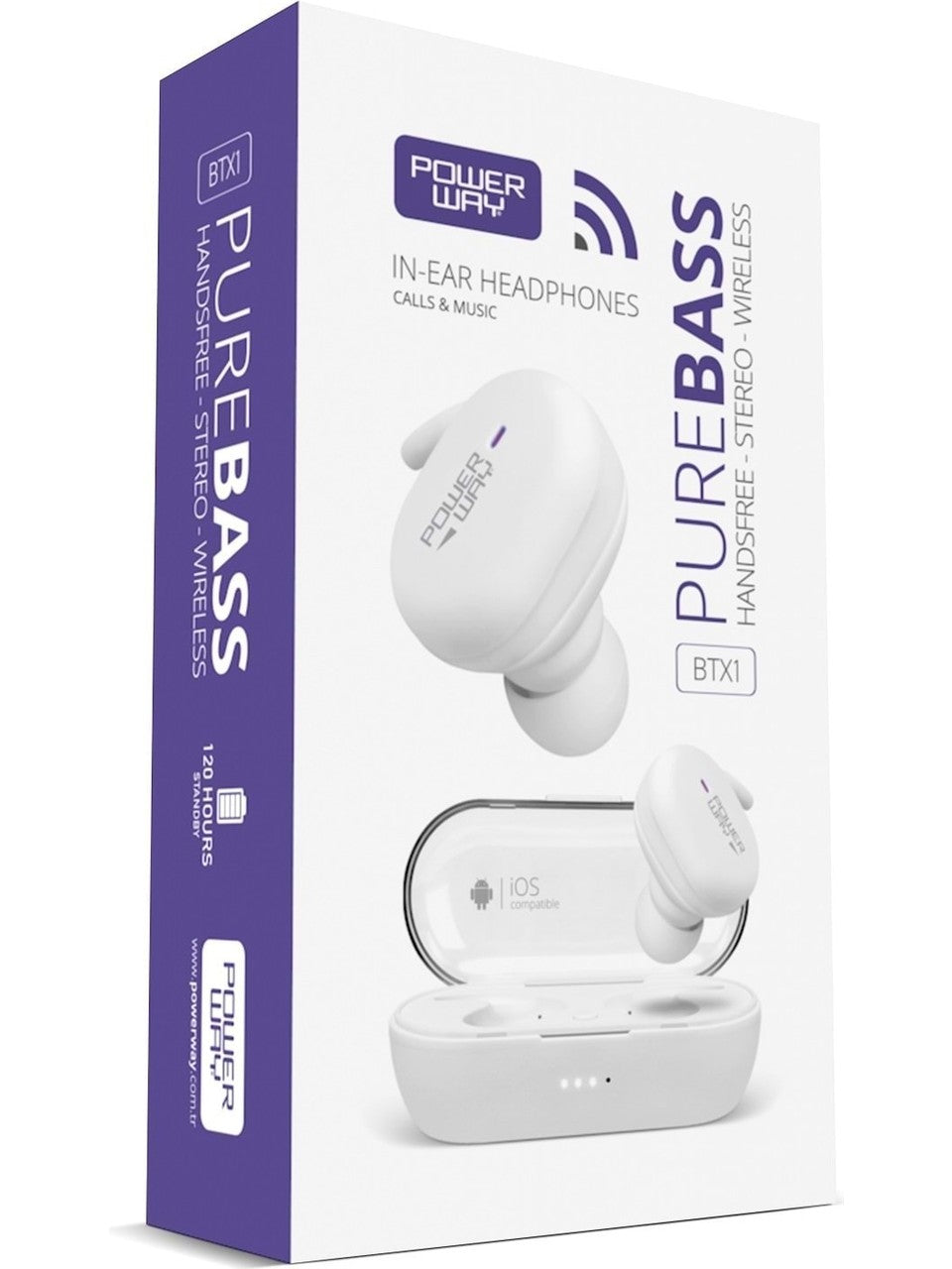 Powerway Kulak İçi Kablosuz Bluetooth Kulaklık